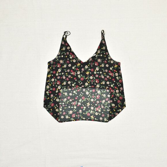 Abercrombie & Fitch Women Blouse V Neck Sleeveless Polyester Black Size S - Picture 2 of 8